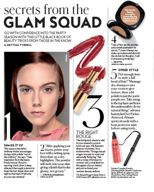 INSTYLE | SECRETS FROM THE GLAM SQUAD | NOV 19